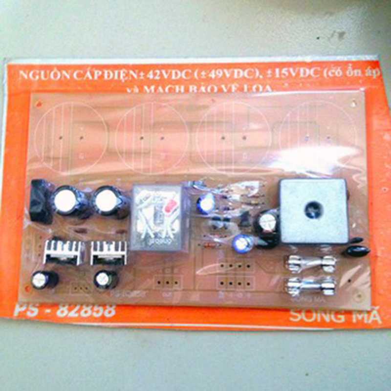 board nguồn 4 tụ amply